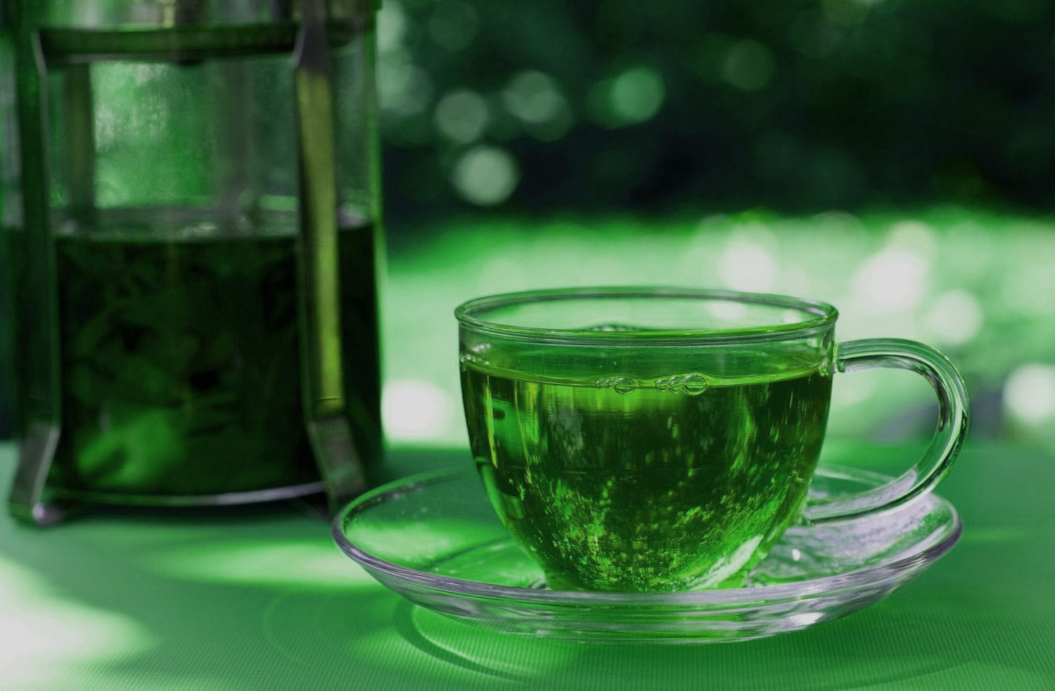 green tea background 2